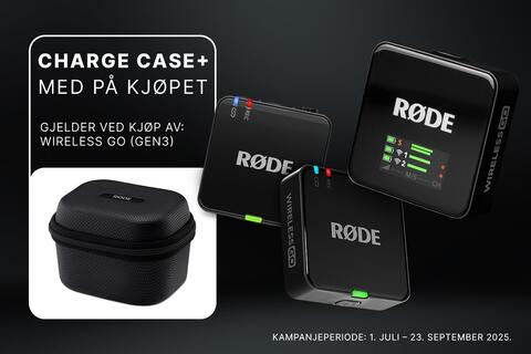 Røde Wireless GO med case på kjøpet